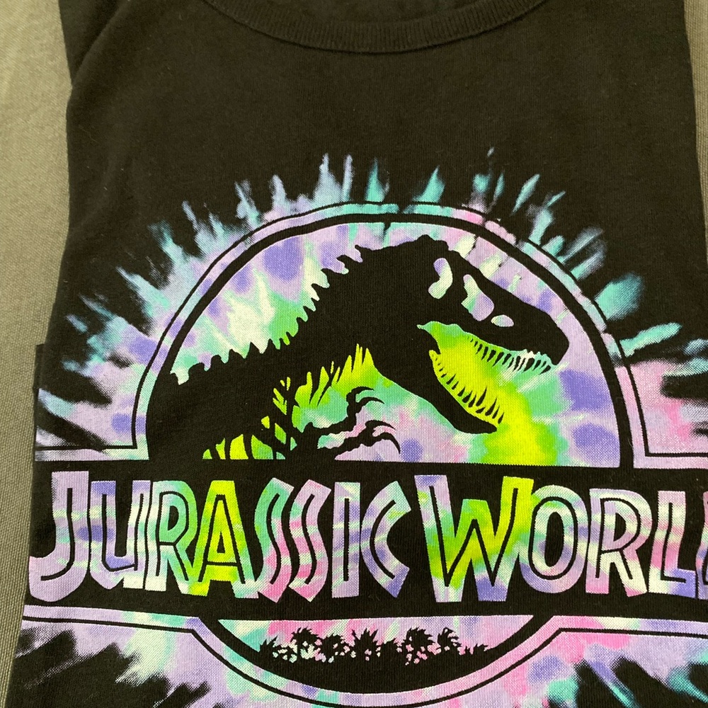 Kids Tie-Dye T-Shirt - Black and Multicolor size S 6/6X